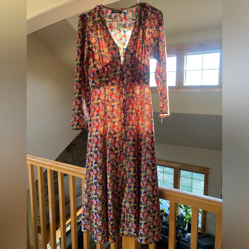 Floral Long Sleeve Dress